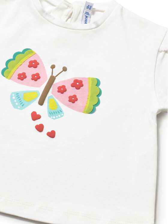 Mayoral Mayoral T-Shirt 1087 Biały Regular Fit