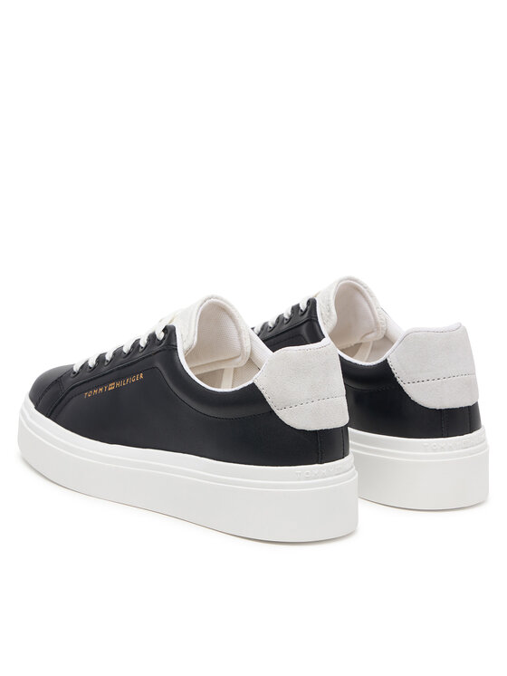 Tommy Hilfiger Tommy Hilfiger Laisvalaikio batai Th Feminine Platform Monogram FW0FW09594 Juoda