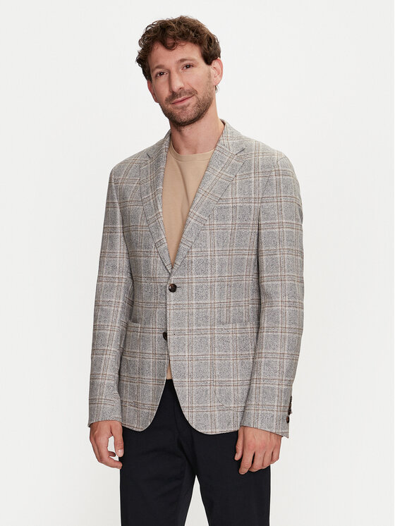 JOOP! JOOP! Sako 17 JB-47Hoverest 30042862 Šedá Slim Fit