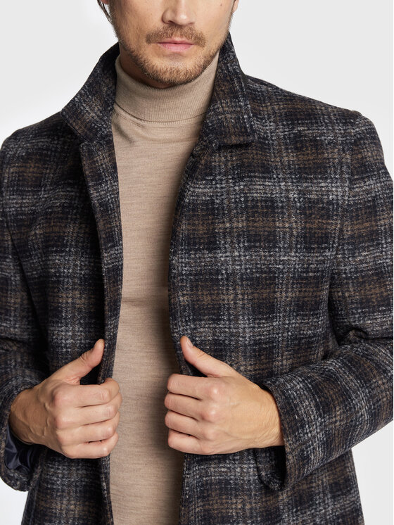 Bugatti Bugatti Преходно палто 228728 24038 Тъмносин Regular Fit