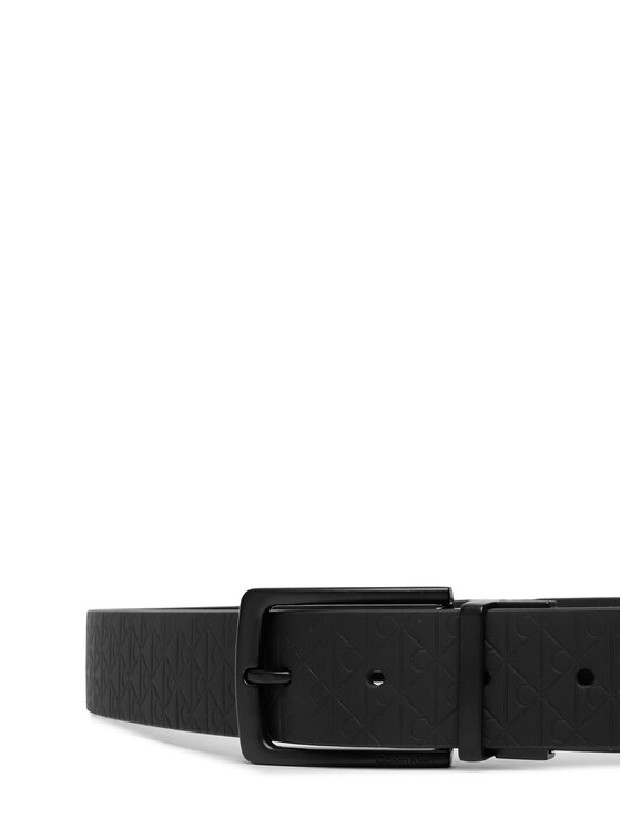 Calvin Klein Calvin Klein Curea Pin Buckle Rbr Aop 35Mm Adj/Rev LV04D7135G Negru