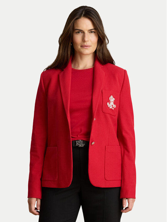 LAUREN RALPH LAUREN LAUREN RALPH LAUREN Bleizers 200B30683001 Sarkans Slim Fit