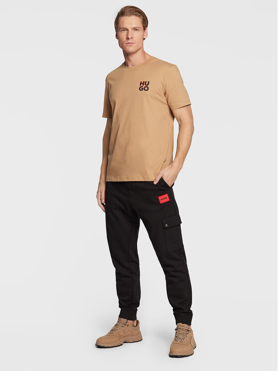 Hugo Jogginghose Dwellrom 50479164 Schwarz Relaxed Fit | Modivo.de