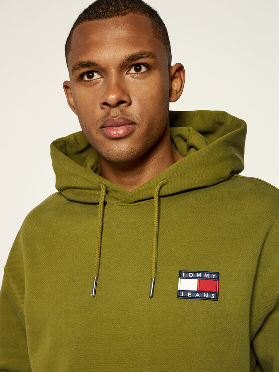 Tommy Jeans Sweatshirt Tjm Tommy Badge Hoodie DM0DM06593 Gr n