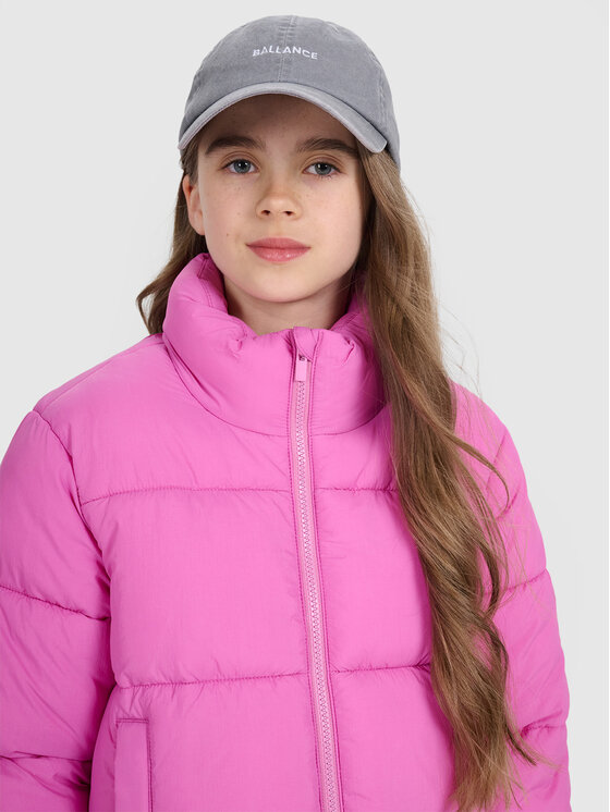 4F 4F Kurtka puchowa OUTERWEAR Różowy Regular Fit