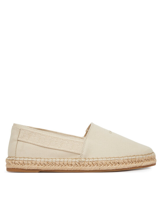 Calvin Klein Calvin Klein Espadrilky Espadrille Webbing Cv HM0HM02075 Écru