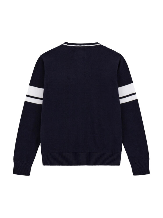 Guess Guess Strickjacke L5YR05 Z0140 Dunkelblau Regular Fit