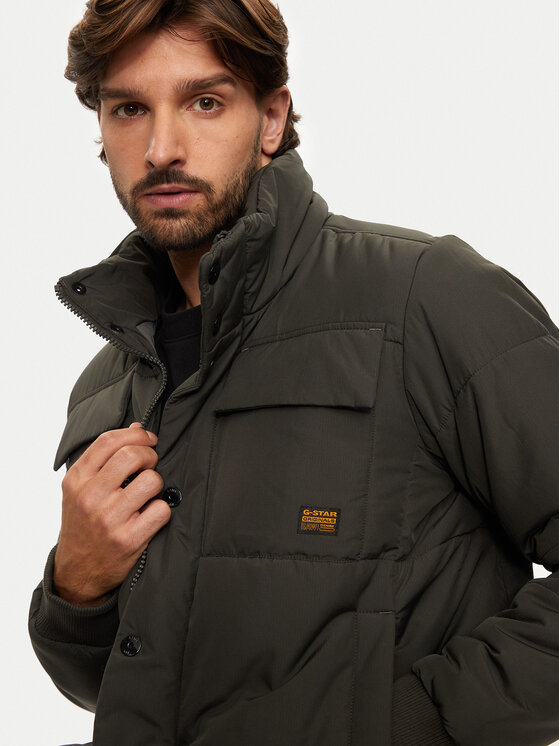 G-Star Raw G-Star Raw Зимно яке 4 Pocket D25353 D712 995 Сив Regular Fit