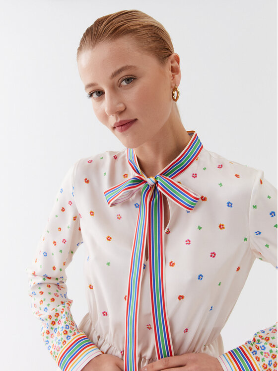 Red Valentino Red Valentino Každodenní šaty 2R3VAGR0 Barevná Regular Fit