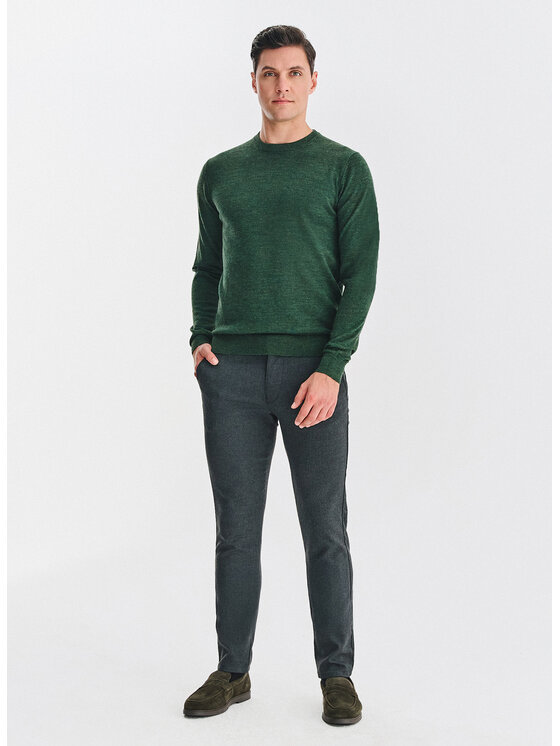 Pako Lorente Pako Lorente Sweter P25WF-2X-020 Zielony Classic Fit