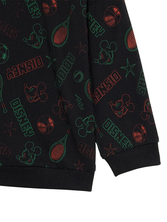 adidas adidas Tepláková souprava Disney Mickey Mouse JM0816 Černá Regular Fit