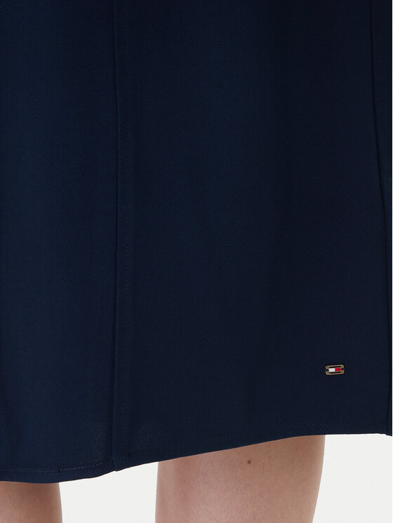 Tommy Hilfiger Tommy Hilfiger Sukienka koszulowa WW0WW45802 Granatowy Regular Fit