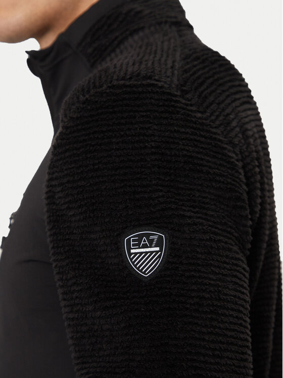 EA7 Emporio Armani EA7 Emporio Armani Mikina 6DPMA4 PJSTZ 1200 Černá Regular Fit