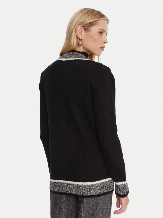 Luisa Spagnoli Luisa Spagnoli Cardigan Ceneriera 100206 Nero Regular Fit