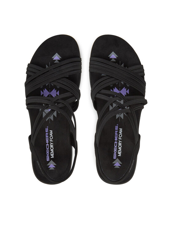 Skechers Skechers Sandały q-fla-345094 Czarny
