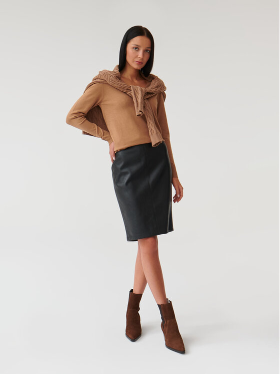 TATUUM Tatuum Sveter Tessa 1 T2316.089 Hnedá Slim Fit