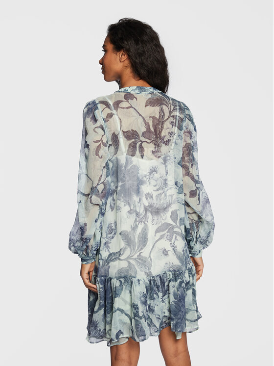Guess Guess Každodenní šaty W3RK01 WDW52 Modrá Regular Fit