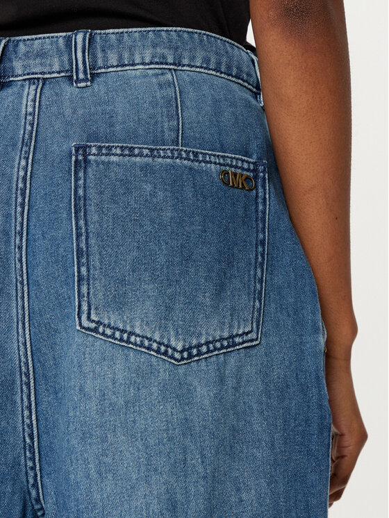 MICHAEL Michael Kors MICHAEL Michael Kors Bermuda kratke hlače MR5906WF27 Modra Relaxed Fit