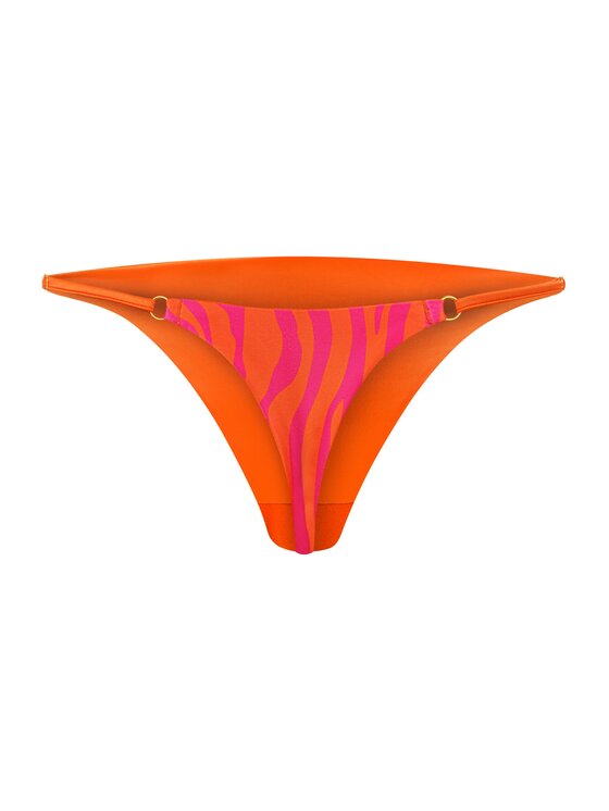 SATIN THONGS WILD SUNRISE ZEBRA - Ekcentrik Underwear – EKCENTRIK