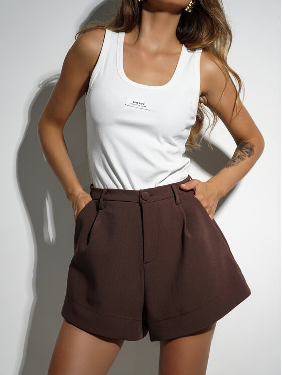 LilaLou LilaLou Oblek Garda Hnědá Regular Fit