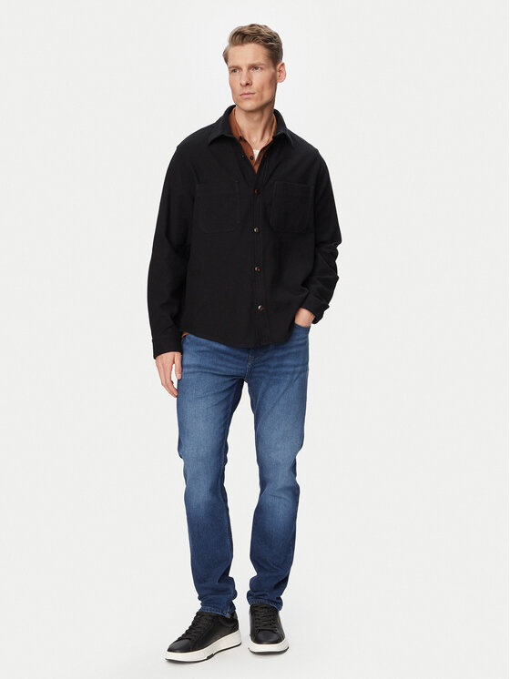 HUGO HUGO Traperice 50556089 Tamnoplava Slim Fit