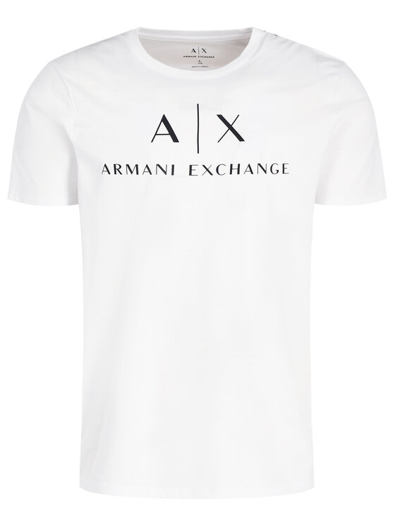 Armani Exchange Armani Exchange T-shirt 8NZTCJ Z8H4Z 1100 Bianco Slim Fit