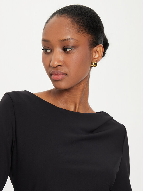 Rinascimento Rinascimento Kokteilinė suknelė CFC0121014003 Juoda Regular Fit