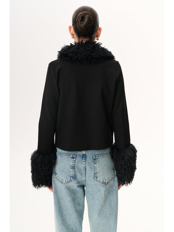LEBRAND LEBRAND Marynarka Caroline Czarny Regular Fit
