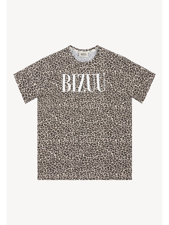 BIZUU BIZUU T-Shirt KIRAL Brązowy Standard Fit