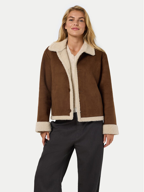 Noisy May Noisy May Fellmantel Dila 27031453 Braun Regular Fit