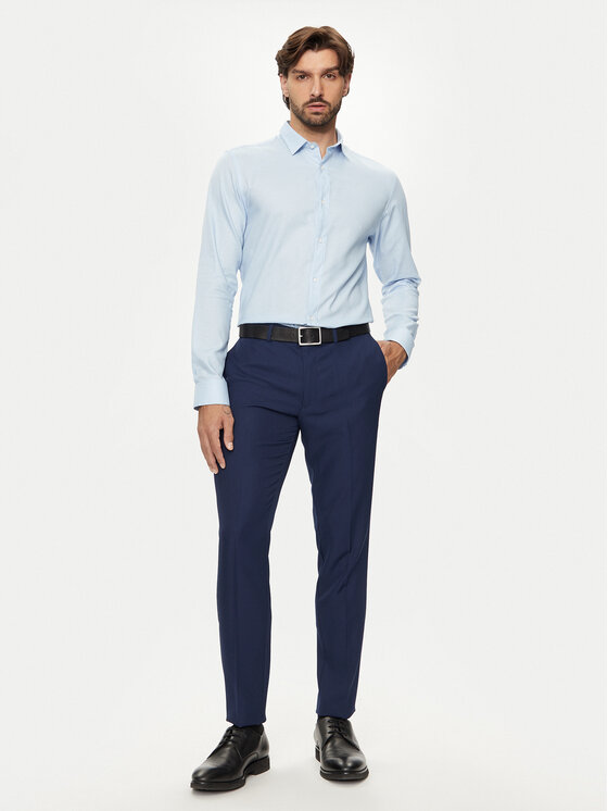 Jack&Jones Jack&Jones Krekls Joe 12260426 Gaiši zils Slim Fit