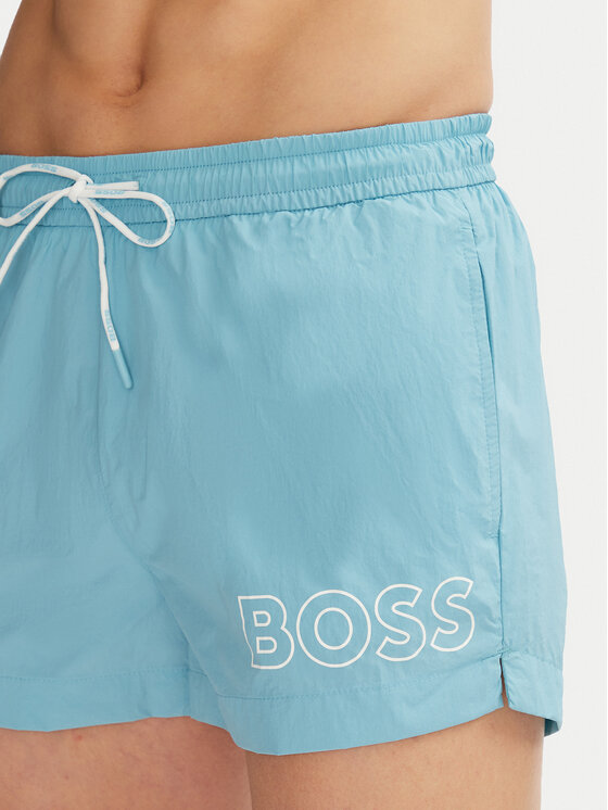 BOSS BOSS Pantaloni scurți pentru înot Mooneye 50469280 Albastru Regular Fit