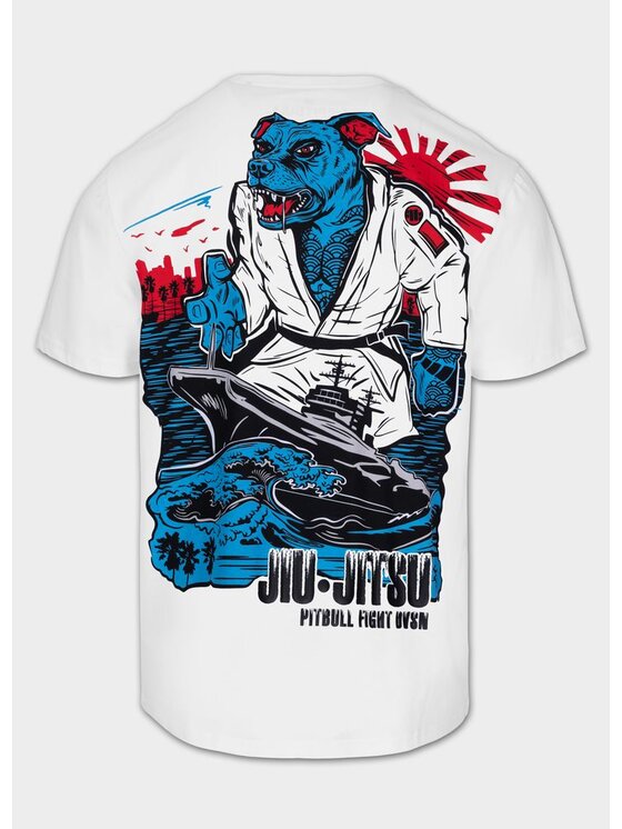 PITBULL PITBULL T-Shirt MIDWAY Biały Regular Fit