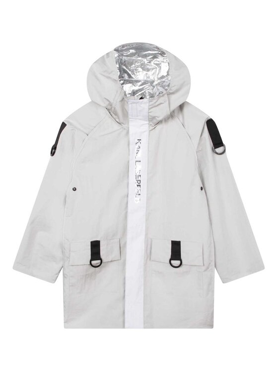 Karl Lagerfeld Kids Karl Lagerfeld Kids Prijelazna jakna Z16149 D Siva Regular Fit