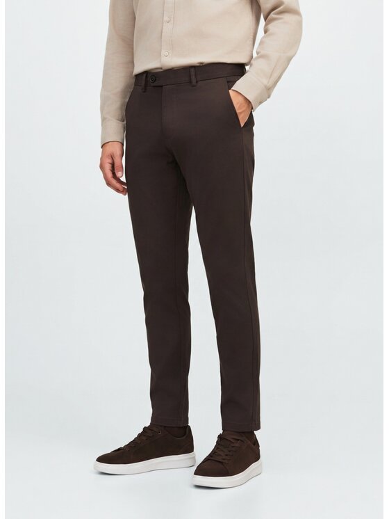 Pako Lorente Pako Lorente Chinosy P26WN-WX-010 Brązowy Chino Fit