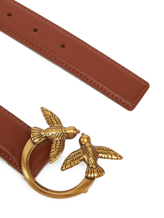 PINKO PINKO Дамски колан LOVE BERRY H3 100125 A0F1 Кафяв