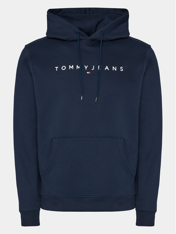 Tommy Jeans Tommy Jeans Felpa Linear Logo DM0DM17985 Blu scuro Regular Fit