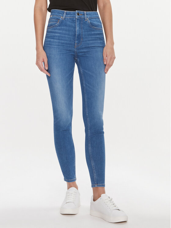 Boss Jeans Hlače Maye Hr C 1.0 50512725 Modra Skinny Fit