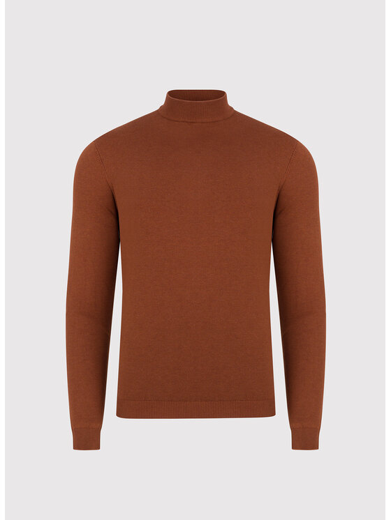Pako Lorente Pako Lorente Sweter P25WN-2X-028 Pomarańczowy Classic Fit