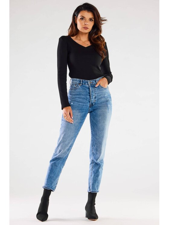 Infinite You Infinite You Blúzka M286 Čierna Basic Fit