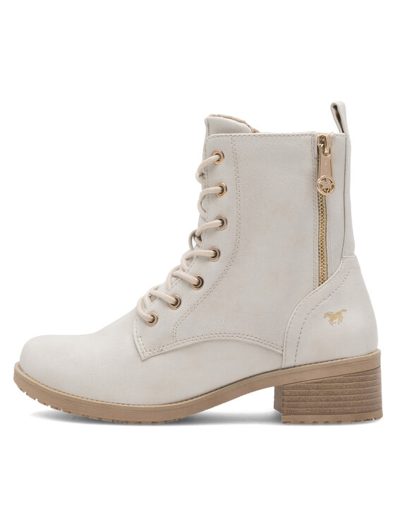 Mustang Mustang Schnürschuhe 1402-502 Weiß