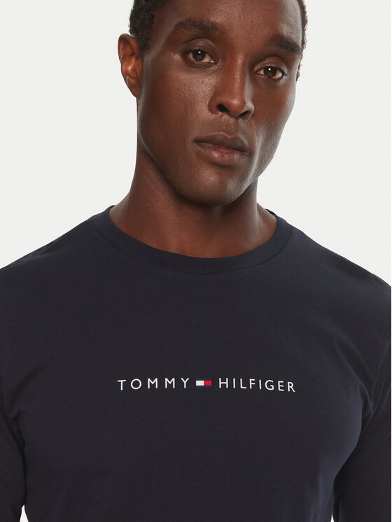 Tommy Hilfiger Tommy Hilfiger Hosszú ujjú UM0UM03345 Sötétkék Regular Fit