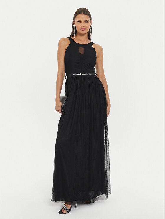 Rinascimento Rinascimento Õhtune kleit CFC0120333003 Must Regular Fit