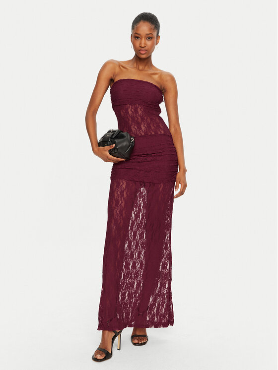 ROTATE ROTATE Rochie cocktail 1132702197 Vișiniu Slim Fit
