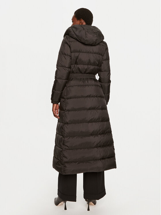TWINSET TWINSET Vatovaná bunda 242TP2183 Čierna Regular Fit