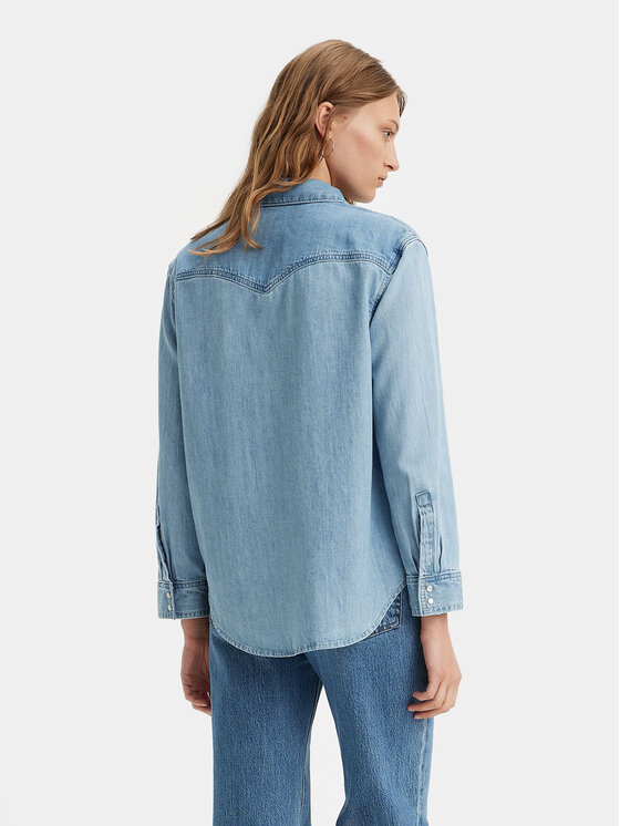 Levi's® Levi's® Τζιν πουκάμισο Teodora A7244-0003 Μπλε Relaxed Fit
