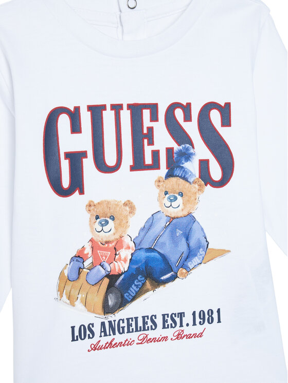 Guess Guess Μπλουζάκι I5BI00I3Z14 Λευκό Regular Fit