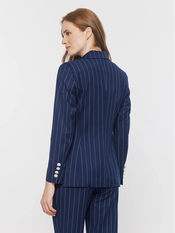 Willsoor Willsoor Marynarka 68260 Granatowy Slim Fit