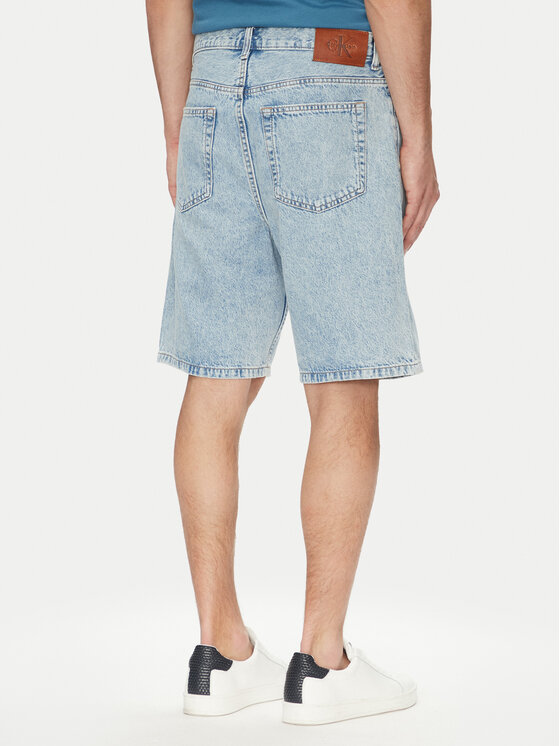 Calvin Klein Jeans Calvin Klein Jeans Szorty jeansowe 90's LV04RB930G Niebieski Regular Fit