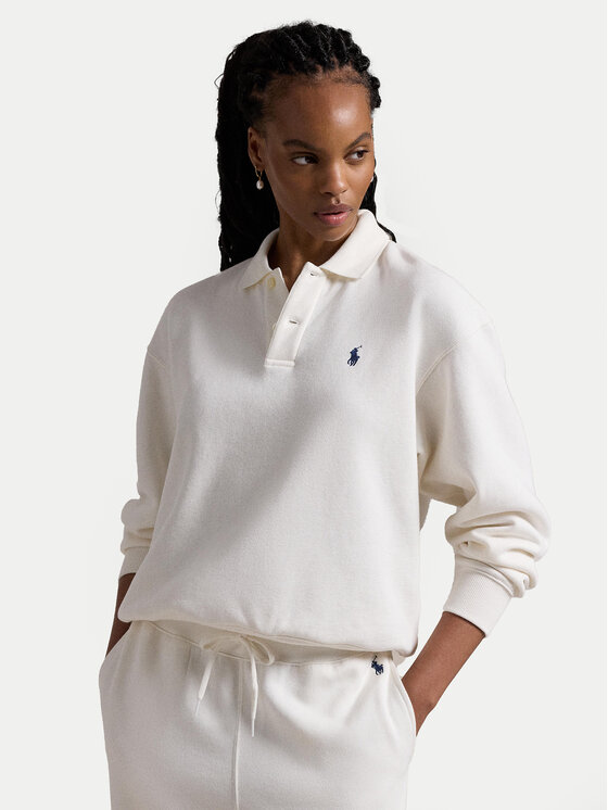 Polo Ralph Lauren Mikina 211947966001 Biela Regular Fit